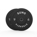 10kg Black Bumper Plates (Pair)