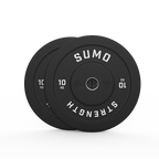 10kg Black Bumper Plates (Pair)
