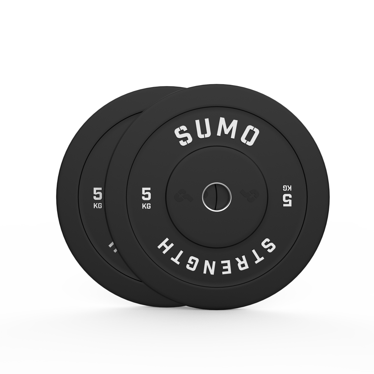 5kg Black Bumper Plates (Pair)