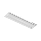 RAB SWISH1X4/MVS LED Center Basket Troffer — 35W/26W/18W Selectable — 3500K/4000K/5000K — Microwave Sensor — White