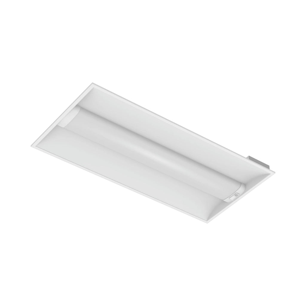 RAB SWISH2X4/PIR LED Center Basket Troffer — 44W/35W/26W Selectable — 3500K/4000K/5000K — PIR Sensor — White