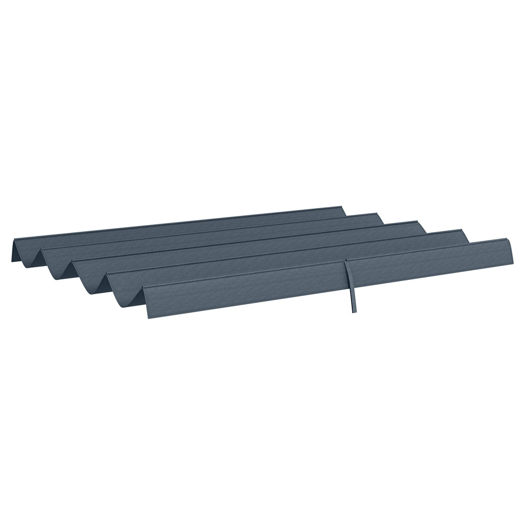 Retractable Pergola Replacement Cover, UV30+ Protected Fabric for 2.85 x 2m Pergola, Dark Grey