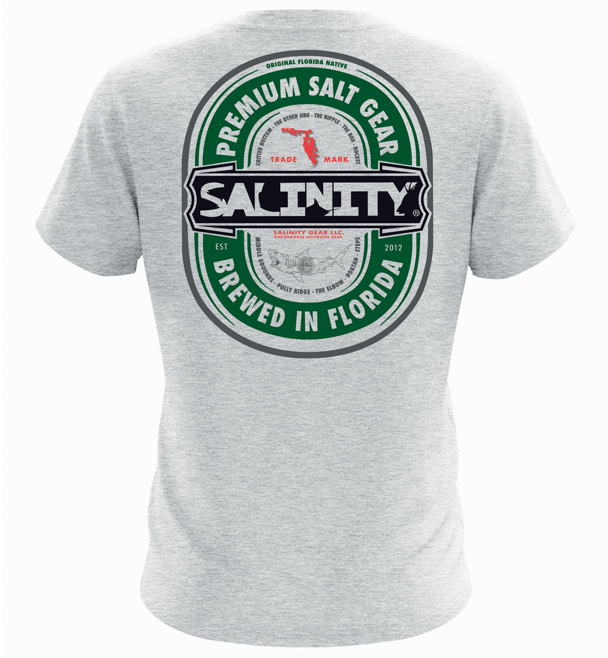 Salinity Brewed in Florida Pocket Short Sleeve Shirt - Dogfish Tackle & Marine
