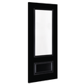 Deanta Sandringham Black Pre-Finished Glazed Internal Door - All Sizes