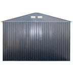 Sapphire Olympian Fronted Apex Metal Garage - All Sizes