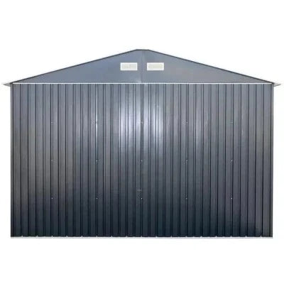 Sapphire Olympian Fronted Apex Metal Garage - All Sizes