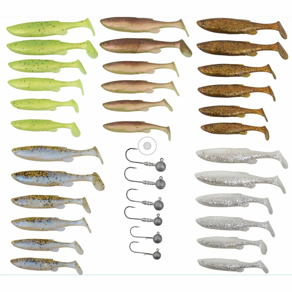 Savage Gear Fat Minnow T-Tail Kit 36 piece 82340