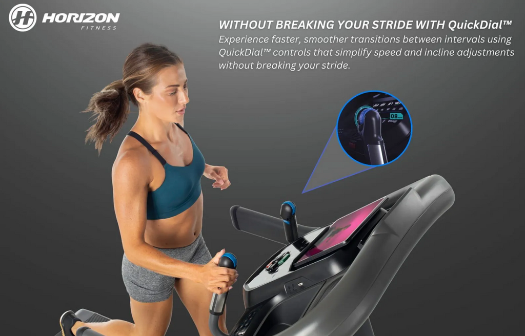 NEW Horizon 7.4AT @Zone Folding Treadmill