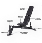 Inspire FID7 PRO Adjustable Bench