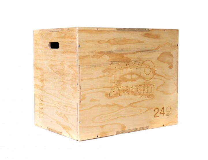 MYO Strength Plyometric Box - Wooden (3 Height 20"/24"/30")