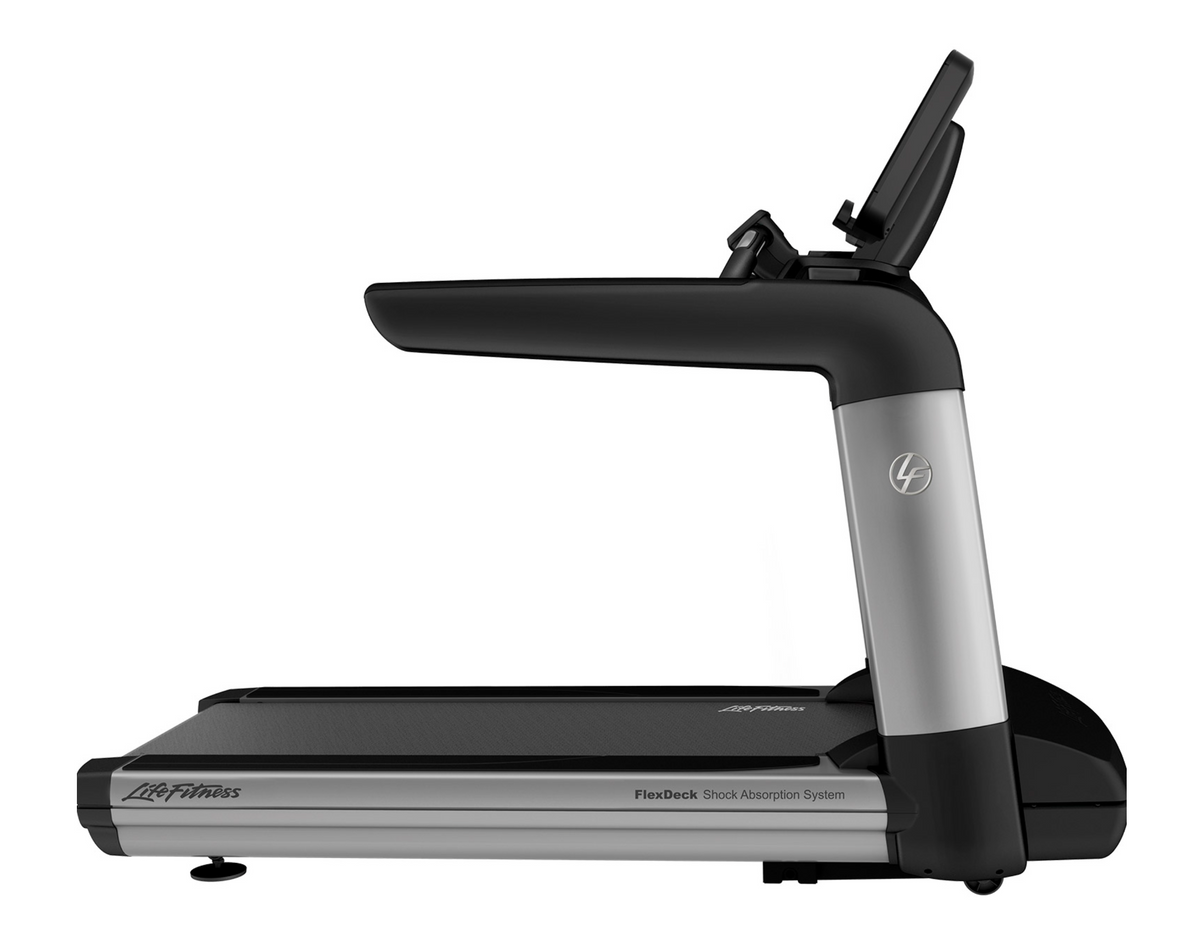 Life Fitness Elevation Series Treadmill with SE3HD Console - Arctic Silver