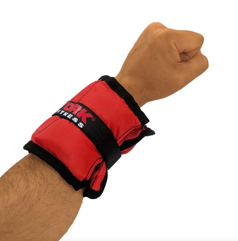 York Fitness 2 x Ankle Wrist & Weights