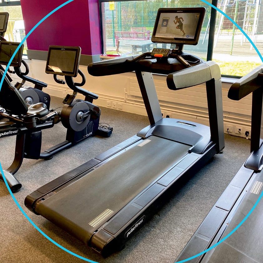 Refurbished Pulse Fitness Run 260G – Low Impact Elevation Treadmill with 18.5" Touchscreen Console