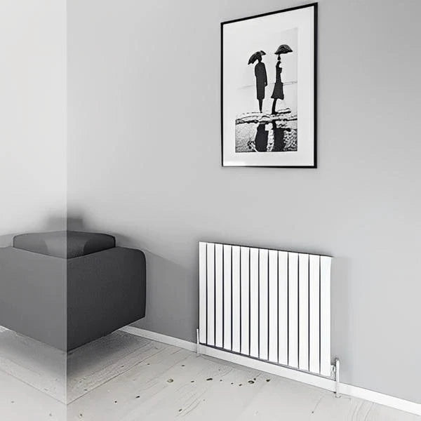 Moda Horizontal Aqua Steel Radiator (Single) - All Sizes