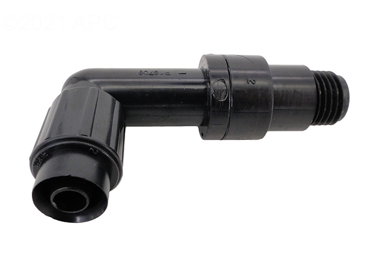 Pentair R172061Z Combination Check Valve and Elbow Replacement Rainbow Automatic Chlorine/Bromine Pool and Spa Feeder