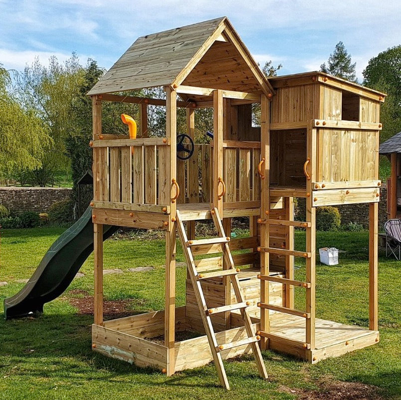 Blue Rabbit Palazzo Wooden Play Tower