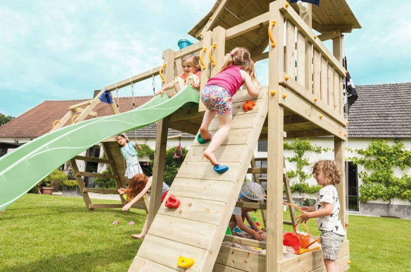 Blue Rabbit Wall Wooden Play Module