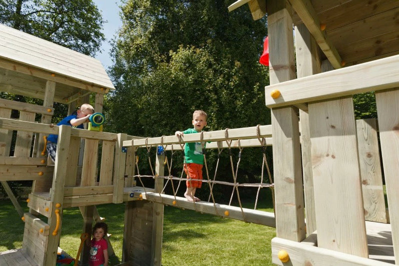 Blue Rabbit Bridge Wooden Play Module
