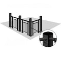 Aluminium Joiner 90 Degree Corner - Black