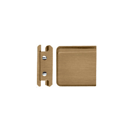 CRL Beveled Style Notch-in-Glass Fixed Panel U-Clamp