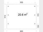 Palmako | Karl M (18'4" x 12'2" | 222 sq.ft.) Large Pavilion or Modern Flat Roof Double Carport