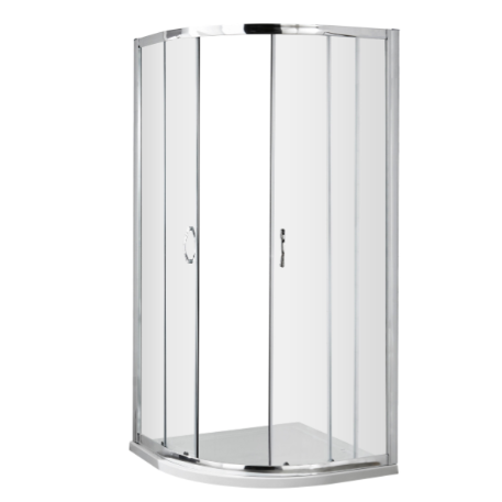 Foundry 5mm Glass 2 Door Quadrant Shower Enclosure - Chrome