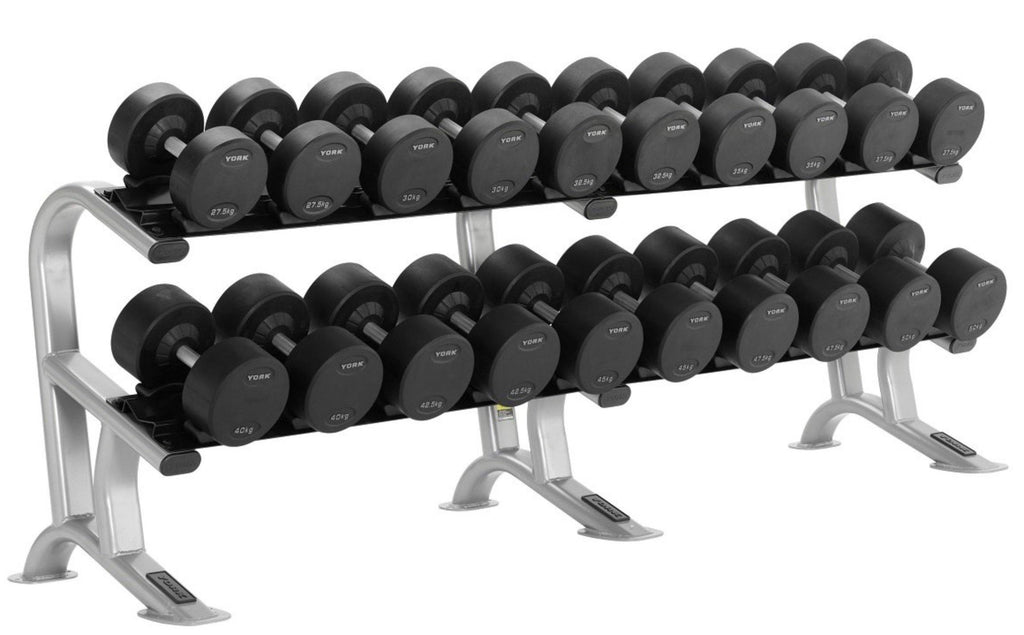 York Pro-Style Dumbbell Set 2.5kg - 50kg with Racks