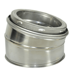 6-Inch Chimney Pipe Elbow Kit - 15 Degree Offset