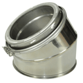 6-Inch Chimney Pipe Elbow Kit - 30 Degree Offset