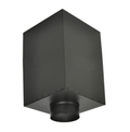 6-Inch Ceiling Support Box - Black Finish (Square)