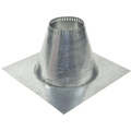 8-Inch Ventilated Roof Flashing - Flat Roof