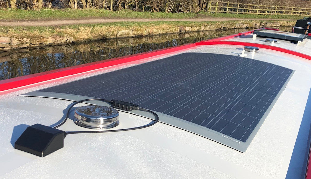 210W Self-Adhesive Monocrystalline Fibreglass Semi-Flexible Solar Panels with MC4 Connectors