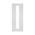 Seville White Primed 1 Glazed Light Panel Internal Fire Door FD30 - All Sizes