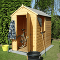 Shiplap 6ft x 4ft Single Door Apex Shetland Shed