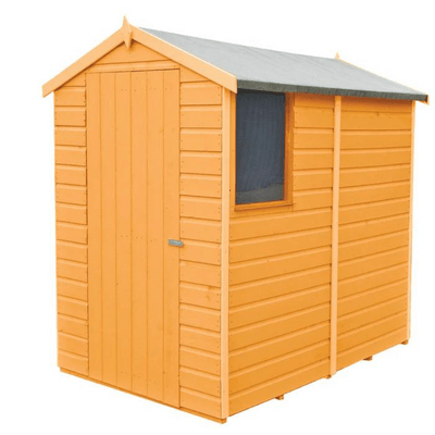 Shiplap 6ft x 4ft Single Door Apex Shetland Shed