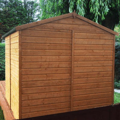 Shiplap 7ft x 7ft Single Door Apex Abri Shed w/ Window