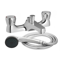 Compact Chrome Bath Shower Mixer