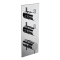 Pure Triple Concealed 2-Way Chrome Thermostatic Shower Valve
