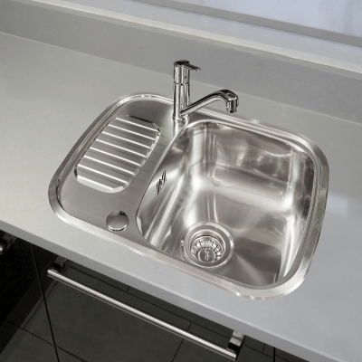 Single Bowl 2TH Stainless Steel Kitchen Sink