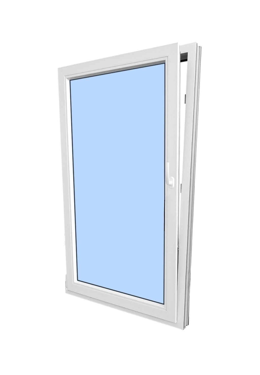 24"x54" Single Sash European uPVC Tilt and Turn Window