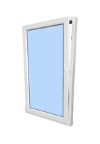 24"x54" Single Sash European uPVC Tilt and Turn Window