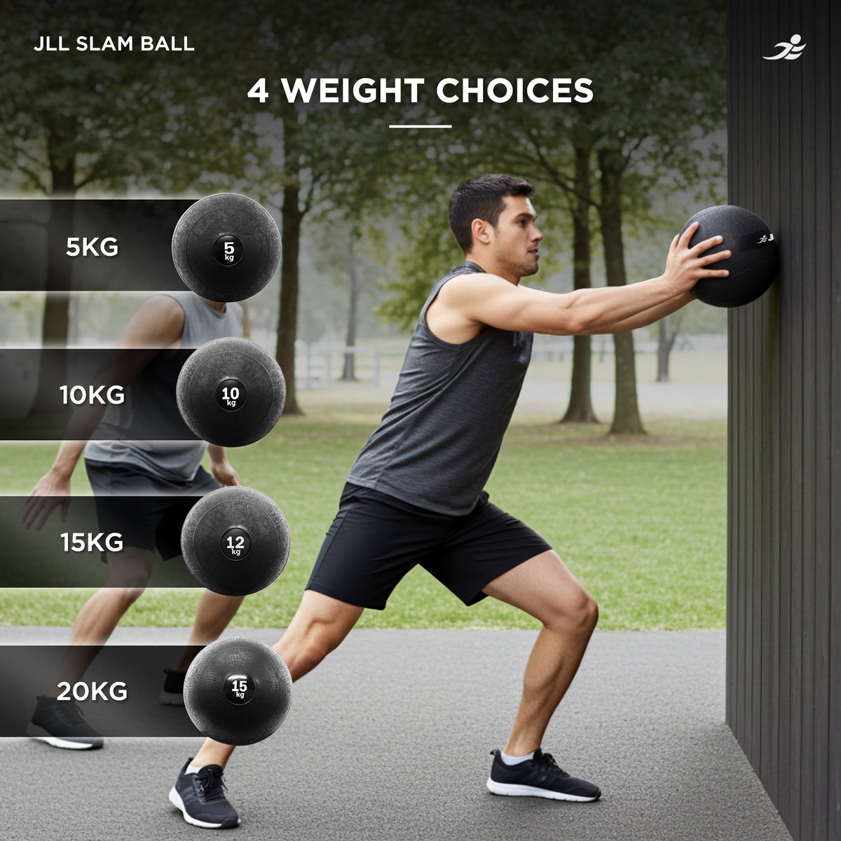 Heavy Duty Slam Ball - Available in 12kg & 15kg