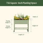 Elevated Garden Bed - Slim Series 1.5' x 3.5'