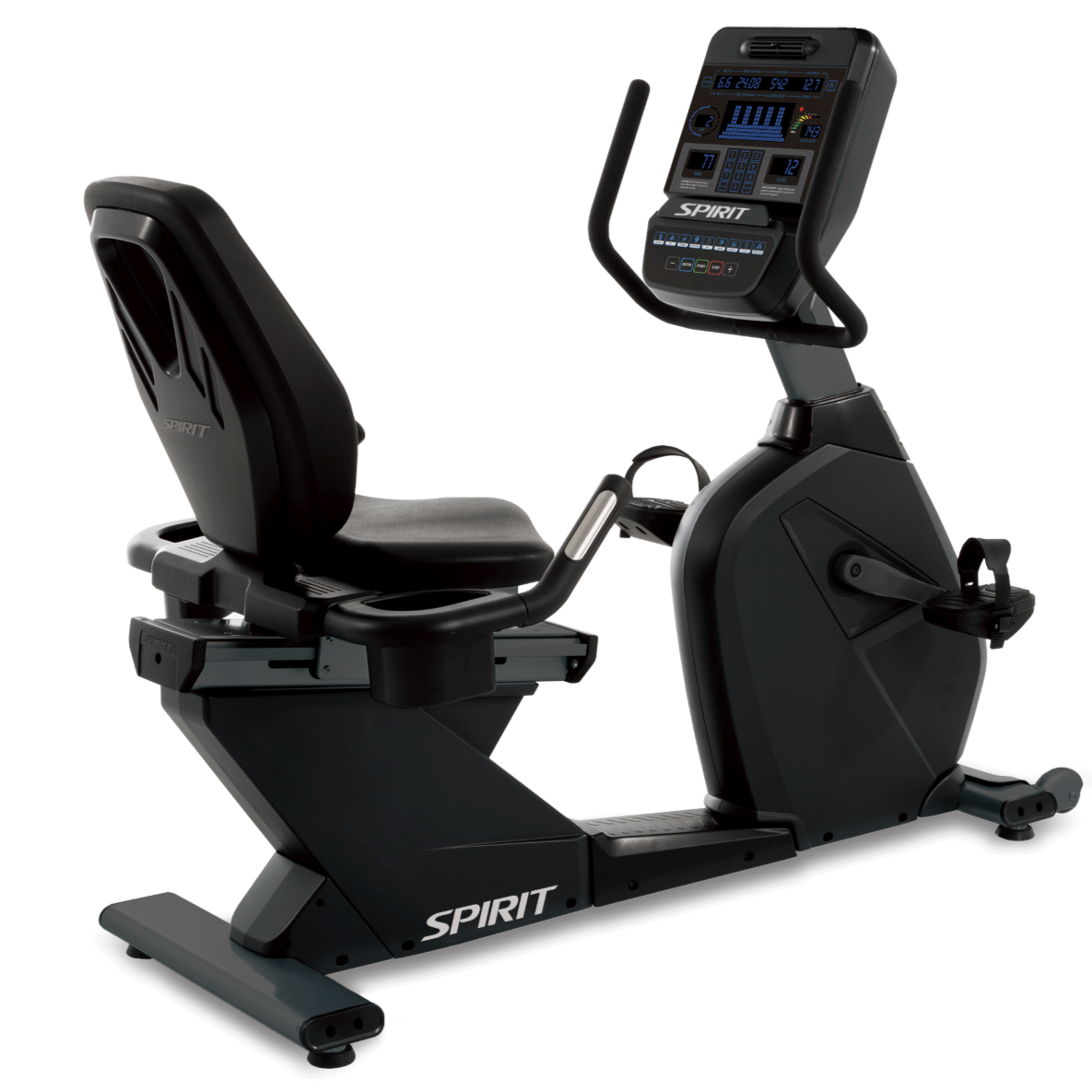 Spirit CR900 LED Commercial Recumbent Bike