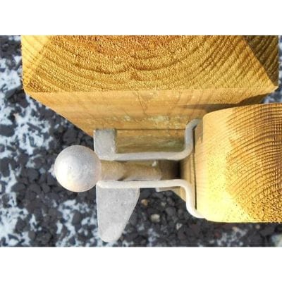 Spring Catch Set with Knock-In Receiver incl Fixings