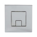 Square Dual Flush Button