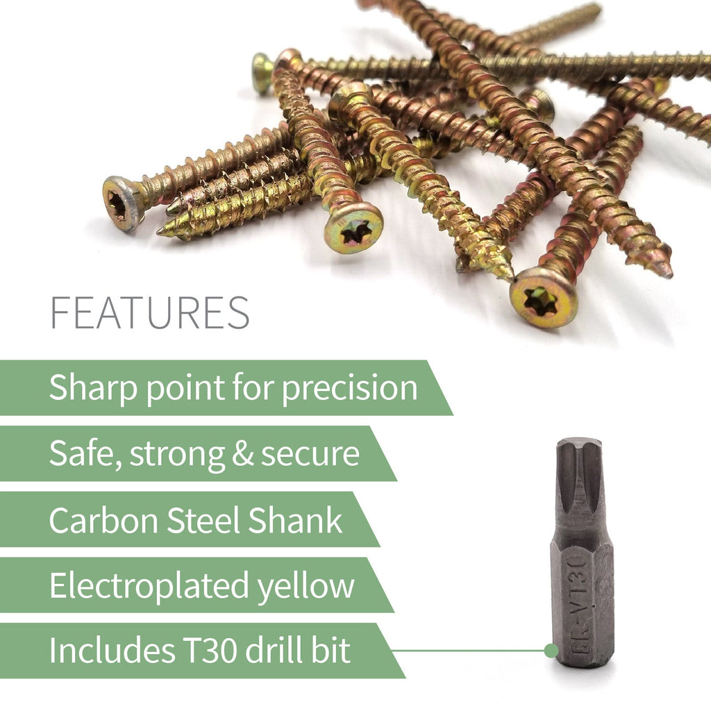 7.5mm StarFix FFT Countersunk Masonry Screws (100 Pack)