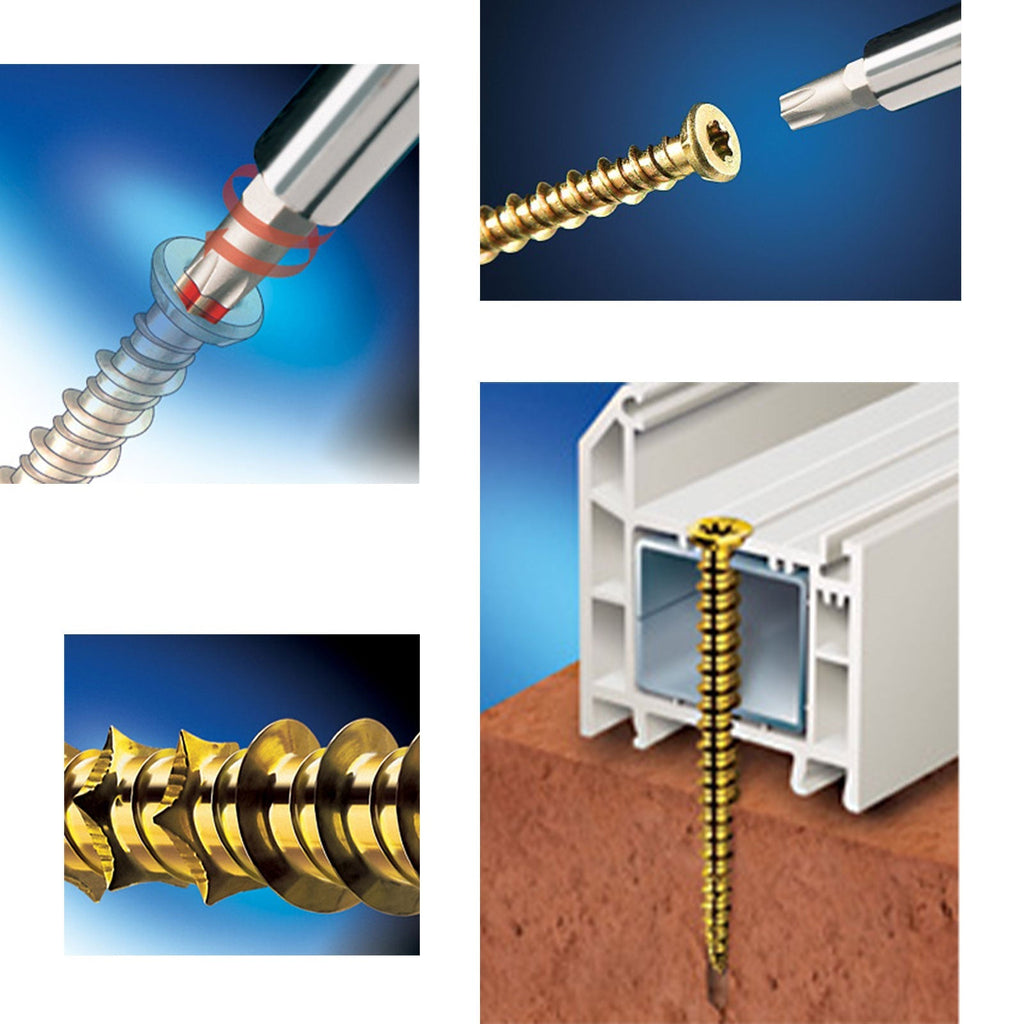 7.5mm StarFix FFT Countersunk Masonry Screws (100 Pack)
