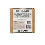 C-Clad Starter Clips and Screws (Box of 50)