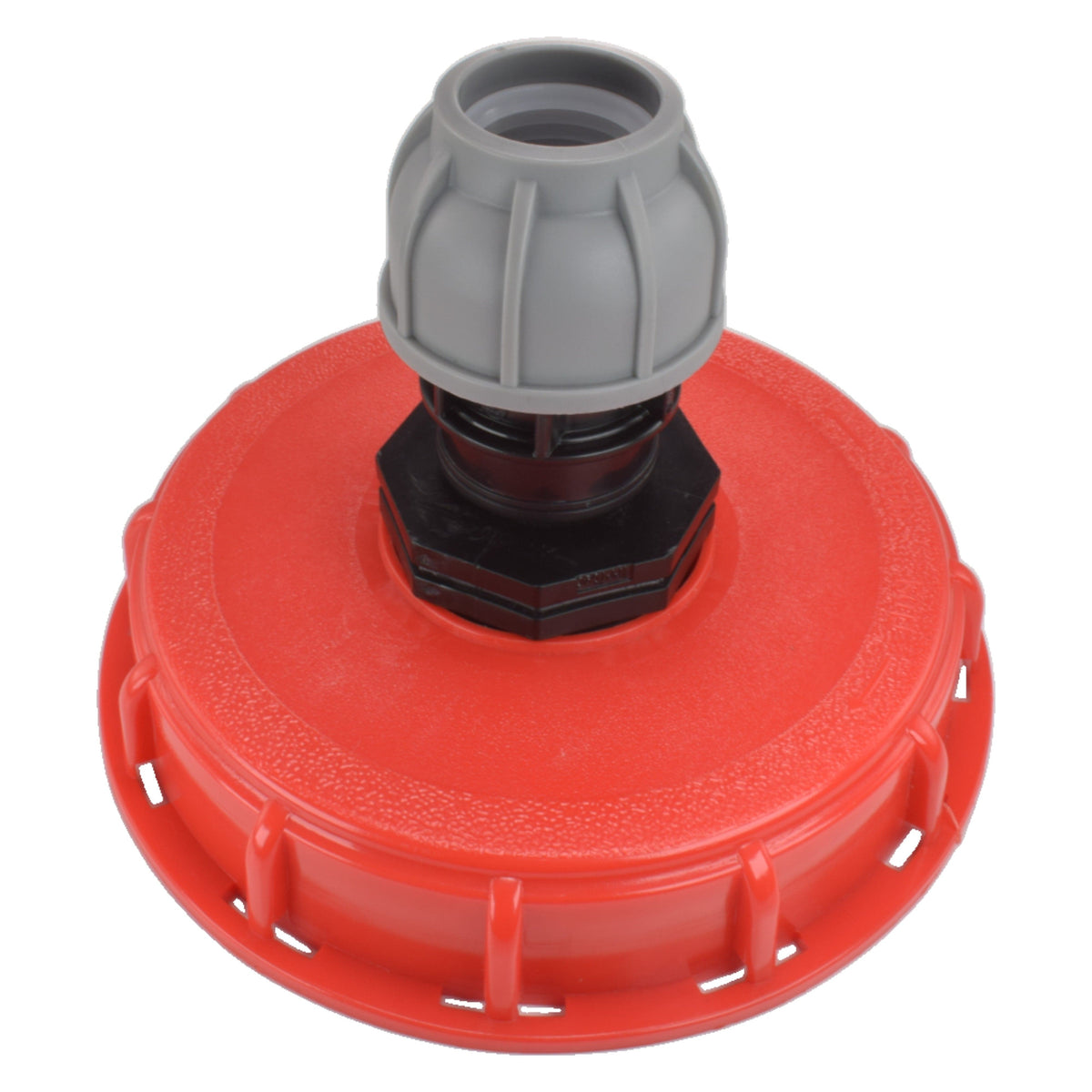 IBC 6-inch Cap Kit with 20mm MDPE Straight